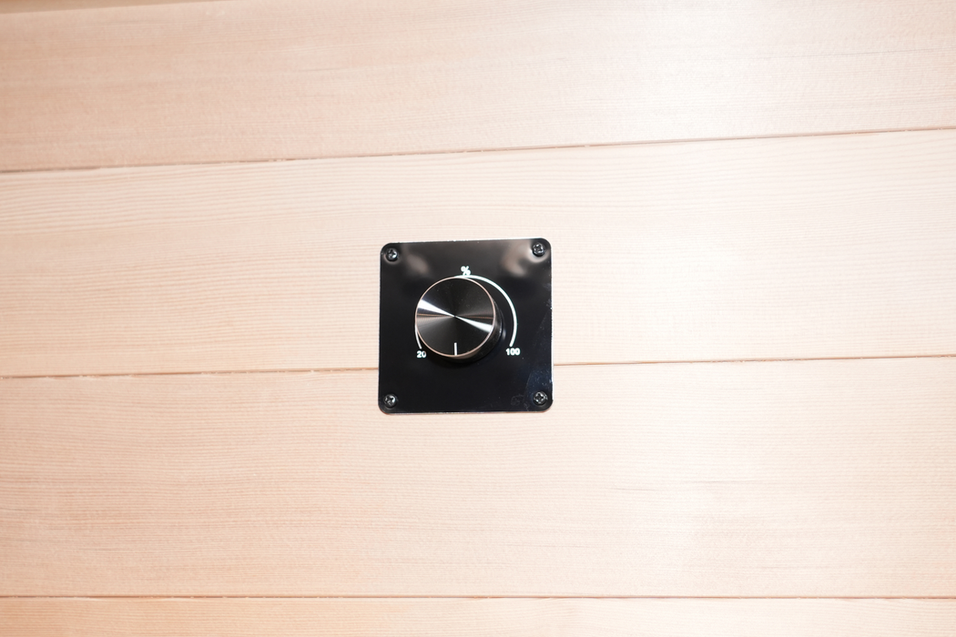 Blisspod | Venetian | Sauna d'intérieur premium en ciguë canadienne à spectre complet, ultra faible EMF | 11 chauffages | réflexologie et chromothérapie | 3 personnes