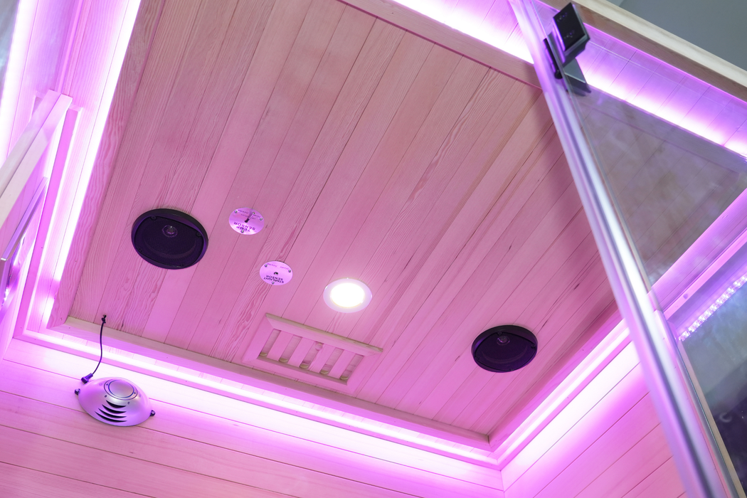 Blisspod I Vantaa RED I All-In-One - Full Spectrum + Red Light Therapy I Indoor Premium Sauna I 2 Person