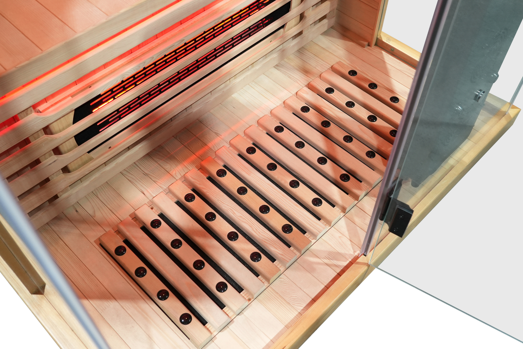 Blisspod I Vantaa RED I All-In-One - Full Spectrum + Red Light Therapy I Indoor Premium Sauna I 2 Person