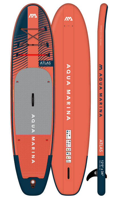 Aqua Marina ATLAS 12'0"Paddle Board Gonflable All-Around Advanced SUP (2023)