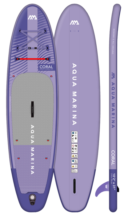 Aqua Marina CORAL-N 10'2"Paddle gonflable All-Around Advanced SUP (2023)