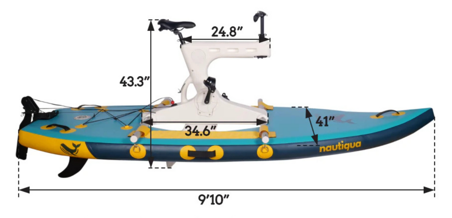 Nautiqua | BELIZE | Premium Paddleboard Water Bike