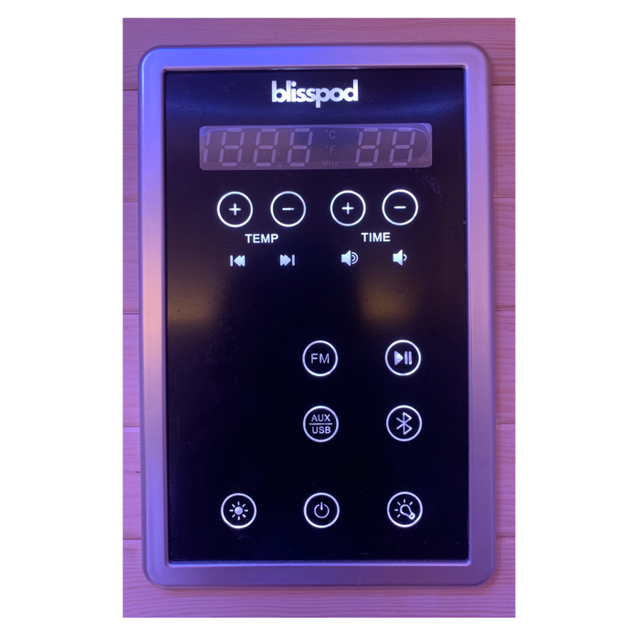 Blisspod | Bergen | Full Spectrum Ultimate Indoor Sauna | Red Light Therapy | 2 Person