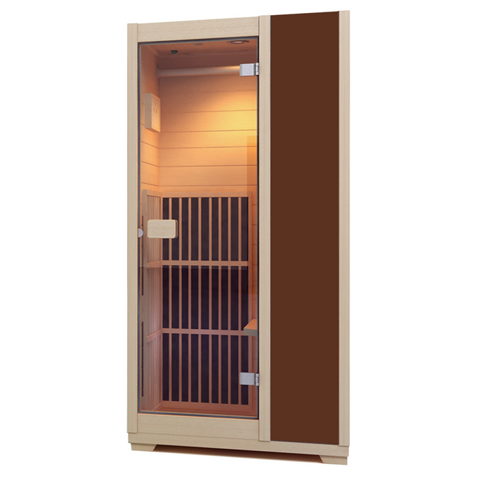 Blisspod, Vienna, Far Infrared Sauna Canadian Hemlock Very Low EMF Sauna, 3 Heaters – 1 Person