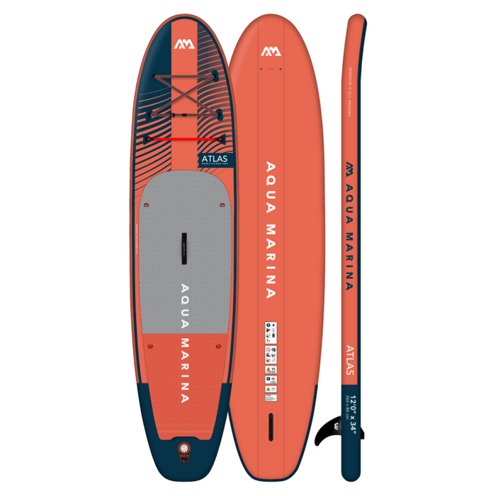 Aqua Marina ATLAS 12'0"Paddle Board Gonflable All-Around Advanced SUP (2023)