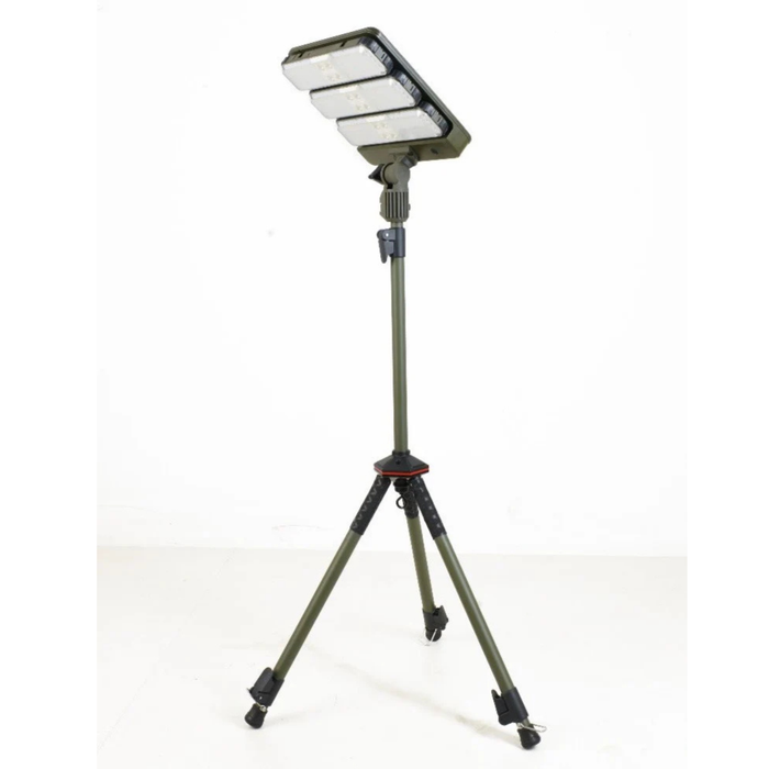 TRU De-LIGHT WORK&PLAY AT NIGHT Multi-Configuration, Solar, LED High Lumen, Flood-Light (3450 Lumen Total)