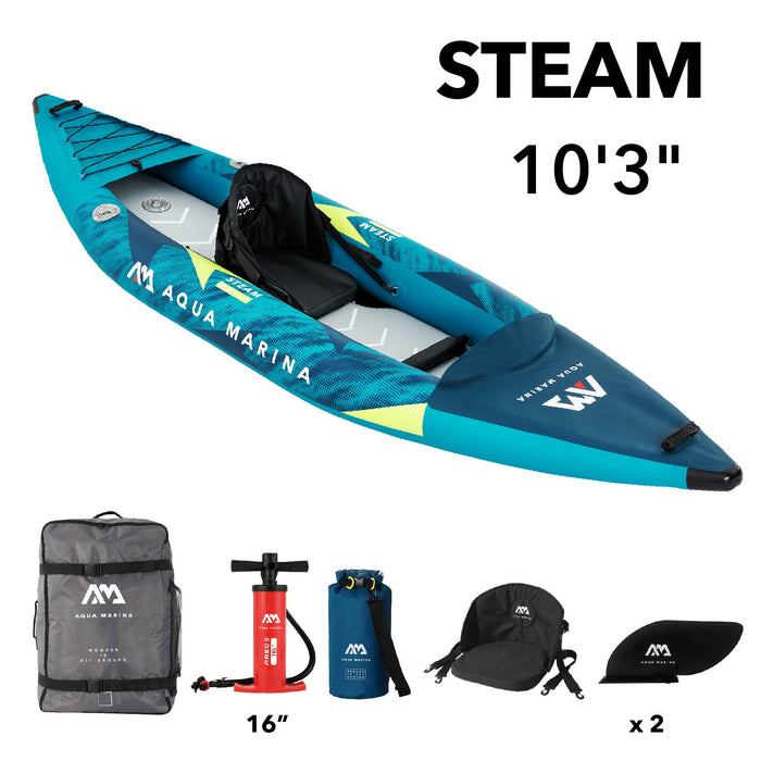 Aqua Marina STEAM 10'3" Inflatable Versatile/Whitewater Kayak