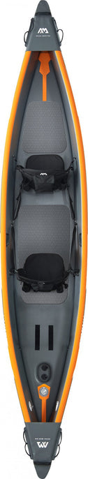 Aqua Marina KAYAK/CANOË À HAUTE PRESSION - TOMAHAWK AIR-C 15'8"- Ensemble de kayak gonflable comprenant un sac de transport, une aileron, une pompe et un siège de kayak