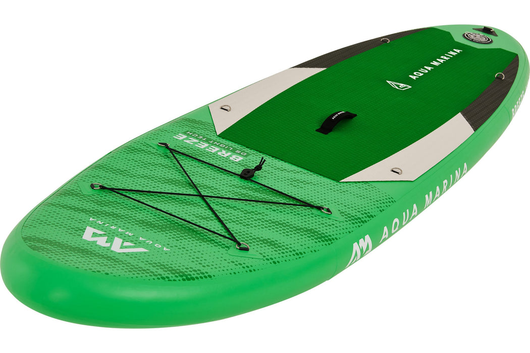 Aqua Marina Stand Up Paddle Board - BREEZE 9'10"- Ensemble SUP gonflable comprenant sac de transport, pagaie, aileron, pompe et harnais de sécurité