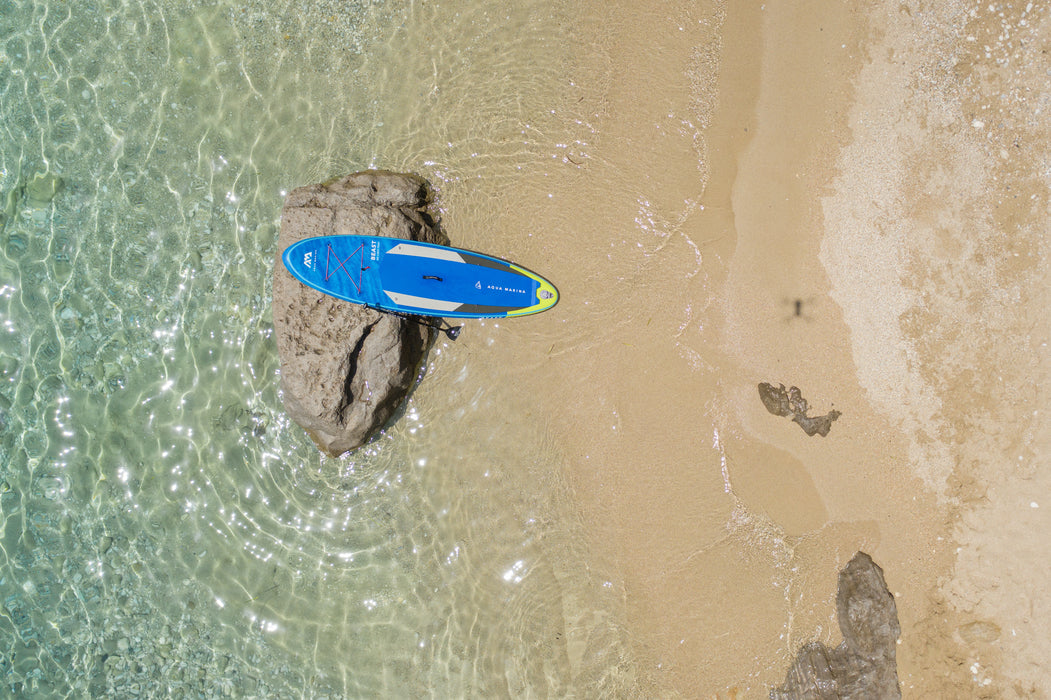 Aqua Marina Stand Up Paddle Board - BEAST 10'6"- Pack SUP gonflable, comprenant sac de transport, pagaie, aileron, pompe et harnais de sécurité
