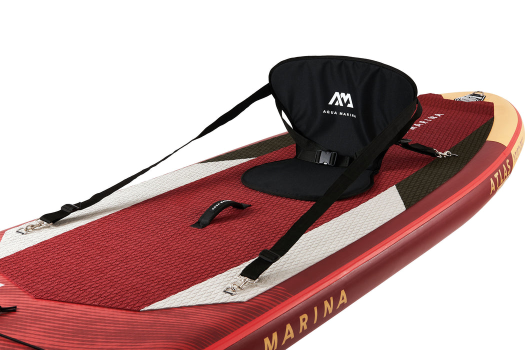 Aqua Marina Stand Up Paddle Board - ATLAS 12'0"- Ensemble de SUP gonflable comprenant un sac de transport, une pagaie, une aileron, une pompe et un harnais de sécurité
