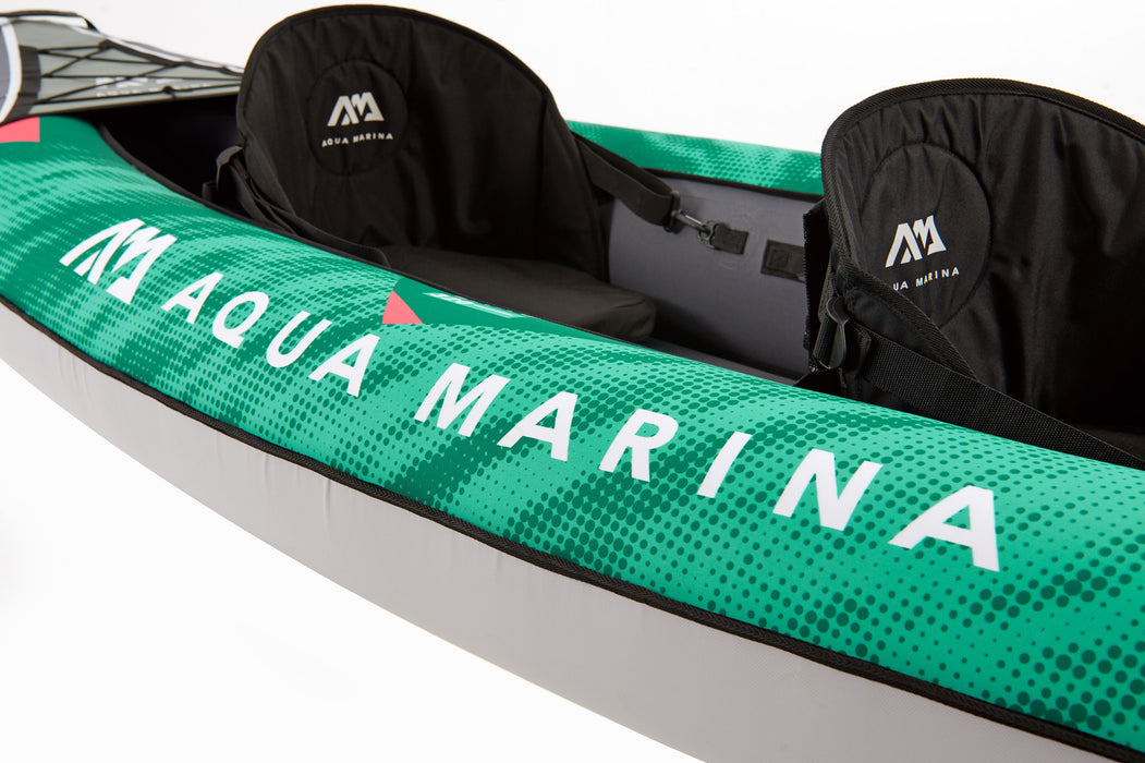 Aqua Marina, 2 personnes, KAYAK RÉCRÉATIF - LAXO 10'6"- Ensemble KAYAK gonflable comprenant sac de transport, pagaie, aileron, pompe et siège de kayak