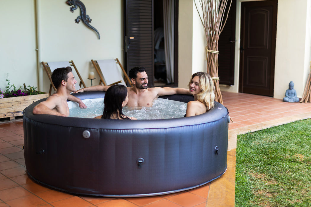 MSPA CARLTON, MUSE SERIES, Self-Inflatable Hot Tub & Spa, Jets & Air Bubble - 4 Persons