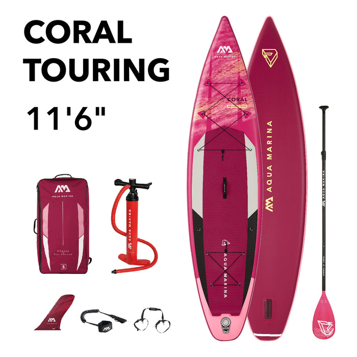 Aqua Marina CORAL TOURING 11'6"Paddle gonflable Touring SUP