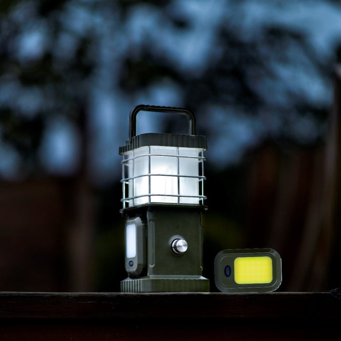 TRU De-LIGHT BUDDY Lampe LED à intensité variable/Power Bank/Haut-parleur Bluetooth/Lampes latérales indépendantes - Musique/Décoration - Tout-en-un